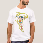 Wonder Woman in Lasso T-shirt (Voorkant)
