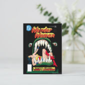 Wonder Woman Jaws Briefkaart (Staand voorkant)