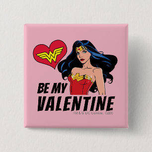 Wonder Woman Je bent een geweldige Valentijn Vierkante Button 5,1 Cm