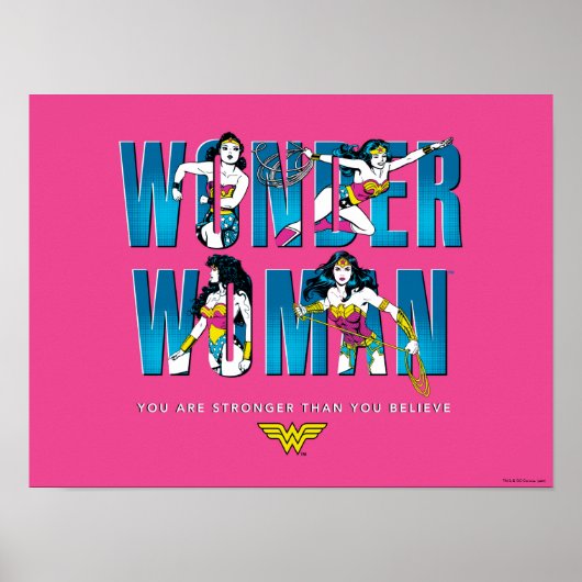 Wonder Woman: "Je bent sterker dan je gelooft" Poster (Voorkant)