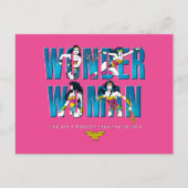 Wonder Woman: "Je bent sterker dan je gelooft" Uitnodiging Briefkaart (Voorkant)