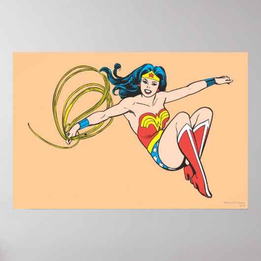 Wonder Woman Jumping Poster (Voorkant)