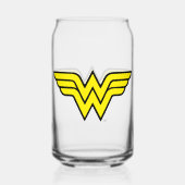 Wonder Woman | Klassieke Logo Blikvorm Glas (Voorkant)