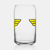 Wonder Woman | Klassieke Logo Blikvorm Glas (Links)