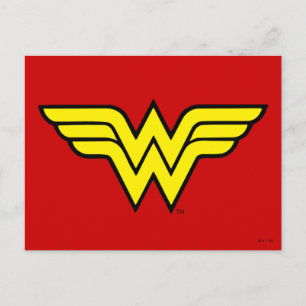 Wonder Woman Klassieke Logo Briefkaart
