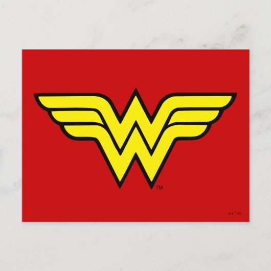 Wonder Woman | Klassieke Logo Briefkaart (Voorkant)
