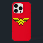 Wonder Woman | Klassieke Logo iPhone 16 Pro Hoesje<br><div class="desc">Wonder Woman-DC Originals | De klassieke Wonder-vrouw dubbelgeel en zwart logo</div>