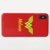 Wonder Woman | Klassieke Logo en naam Case-Mate iPhone Case (Achterkant (horizontaal))