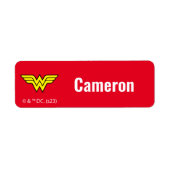 Wonder Woman | Klassieke Logo Etiket (Voorkant)