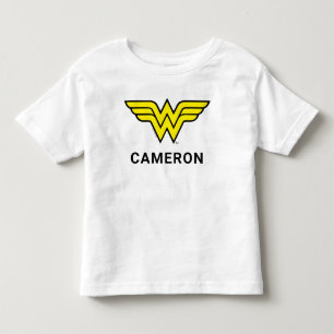 Wonder Woman   Klassieke Logo   Jouw namen toevoeg Kinder Shirts