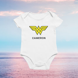 Wonder Woman | Klassieke Logo | Jouw namen toevoeg Romper