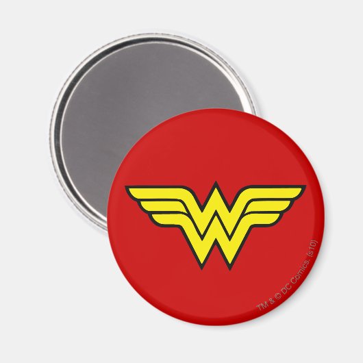 Wonder Woman | Klassieke Logo Magneet (Voorkant / Achterkant)