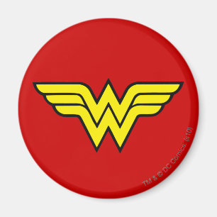 Wonder Woman   Klassieke Logo Magneet