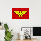 Wonder Woman | Klassieke Logo Poster (Thuiskantoor)