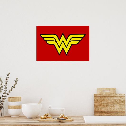 Wonder Woman | Klassieke Logo Poster (Keuken)