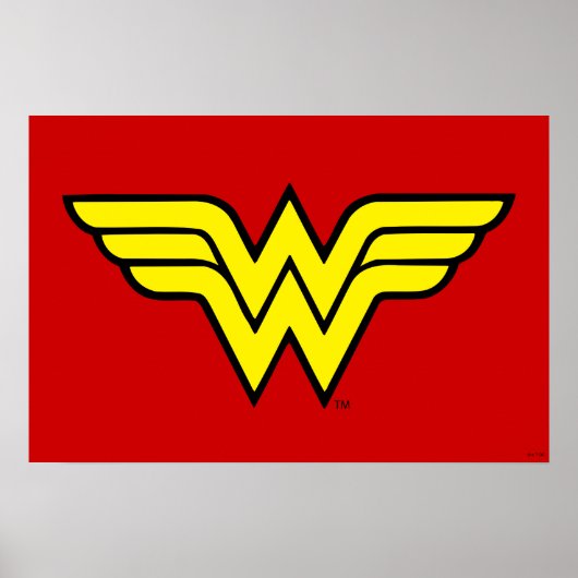 Wonder Woman | Klassieke Logo Poster (Voorkant)