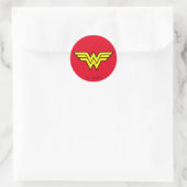 Wonder Woman | Klassieke Logo Ronde Sticker (Tas)