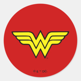 Wonder Woman | Klassieke Logo Ronde Sticker
