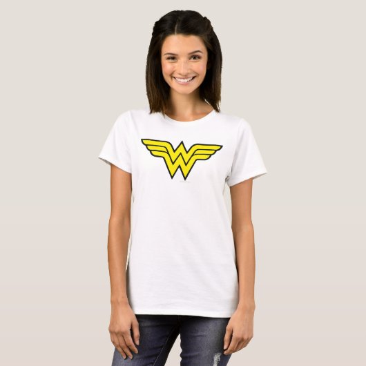 Wonder Woman | Klassieke Logo T-shirt (Voorkant volledig)