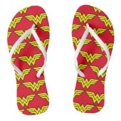 Wonder Woman | Klassieke Logo Teenslippers (Voetbed)