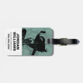 Wonder Woman Landing Foliage Graphic Bagagelabel (Achterkant horizontaal)