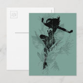 Wonder Woman Landing Foliage Graphic Briefkaart (Voorkant / Achterkant)