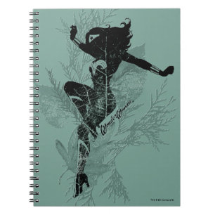 Wonder Woman Landing Foliage Graphic Notitieboek