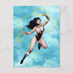 Wonder Woman & Lasso of Truth Briefkaart