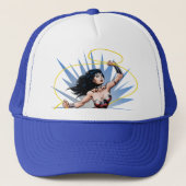 Wonder Woman & Lasso of Truth Trucker Pet (Voorkant)