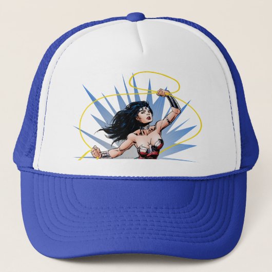 Wonder Woman & Lasso of Truth Trucker Pet (Voorkant)