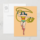 Wonder Woman Lasso over hoofd Briefkaart (Voorkant / Achterkant)