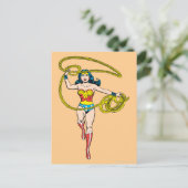 Wonder Woman Lasso over hoofd Briefkaart (Staand voorkant)