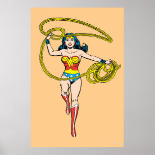 Wonder Woman Lasso over hoofd Poster