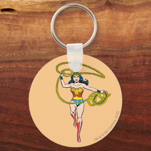 Wonder Woman Lasso over hoofd Sleutelhanger (Voorkant)