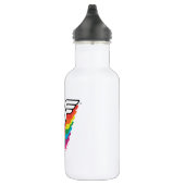 Wonder Woman Layered Rainbow-Logo Waterfles (Rechts)