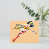 Wonder Woman Leap Right Briefkaart (Staand voorkant)