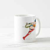 Wonder Woman Leap Right Koffiemok (Voorkant rechts)