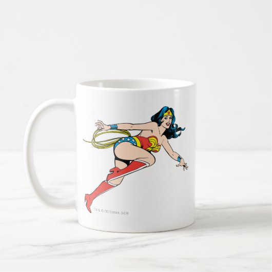 Wonder Woman Leap Right Koffiemok (Links)