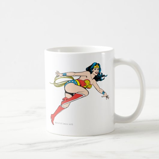 Wonder Woman Leap Right Koffiemok (Rechts)