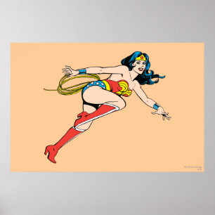 Wonder Woman Leap Right Poster