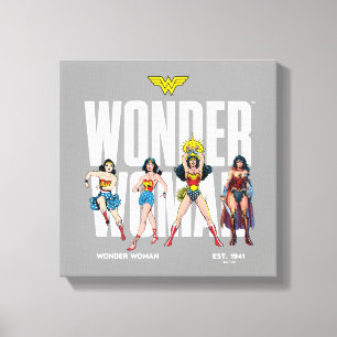 Wonder Woman Legends Forever Grafisch Canvas Afdruk
