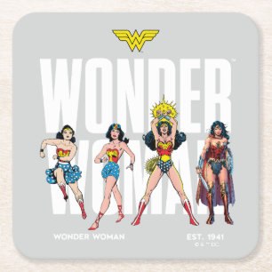 Wonder Woman Legends Forever Grafisch Kartonnen Onderzetters