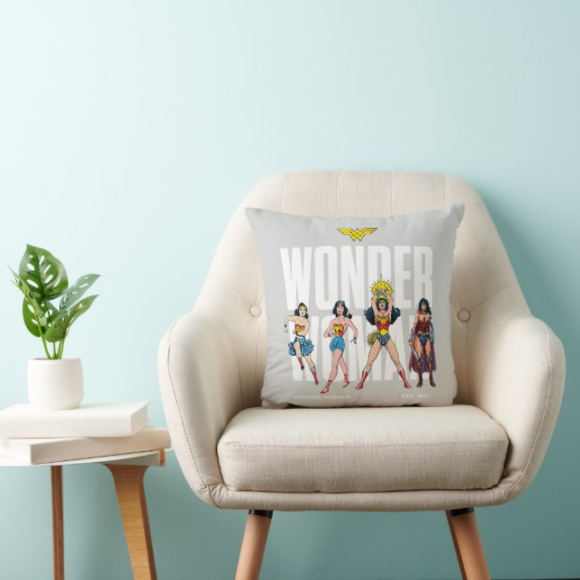Wonder Woman Legends Forever Grafisch Kussen (Stoel)