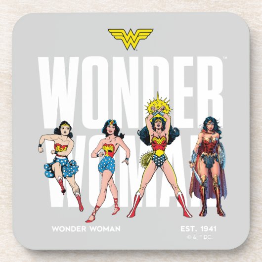 Wonder Woman Legends Forever Graphic Bier Onderzetter (Voorkant)
