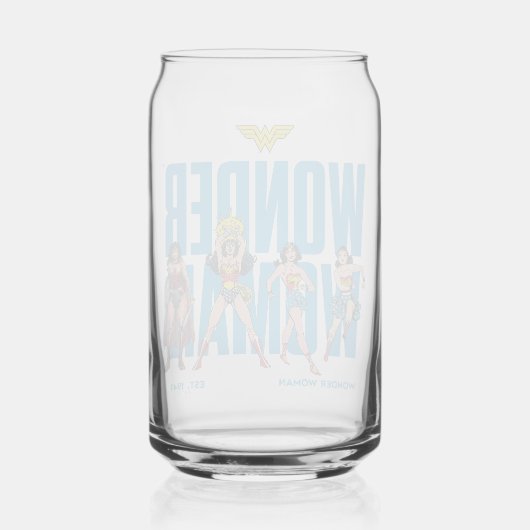 Wonder Woman Legends Forever Graphic Blikvorm Glas (Achterkant)