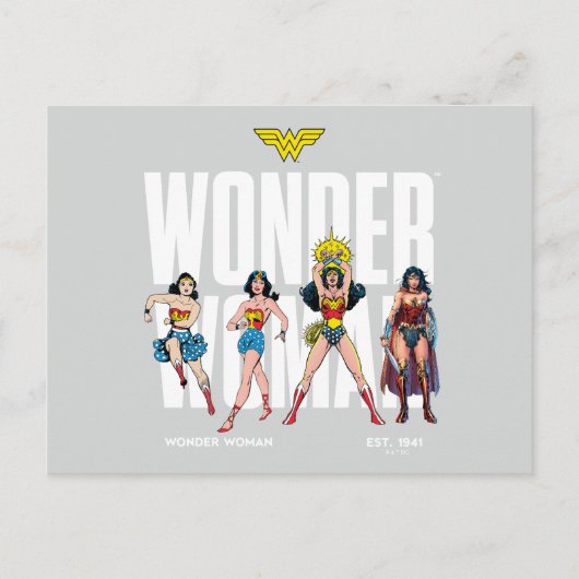 Wonder Woman Legends Forever Graphic Briefkaart (Voorkant)