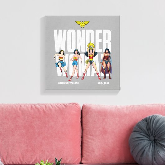 Wonder Woman Legends Forever Graphic Canvas Afdruk (Insitu (Woonkamer))