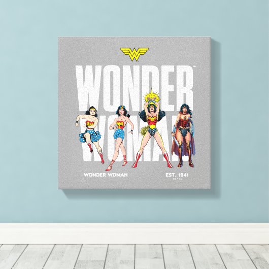 Wonder Woman Legends Forever Graphic Canvas Afdruk (Insitu (Houten vloer))