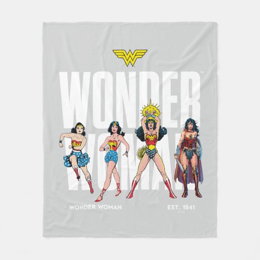 Wonder Woman Legends Forever Graphic Fleece Deken (Voorkant)