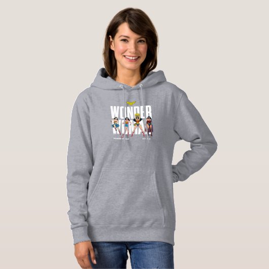 Wonder Woman Legends Forever Graphic Hoodie (Voorkant volledig)